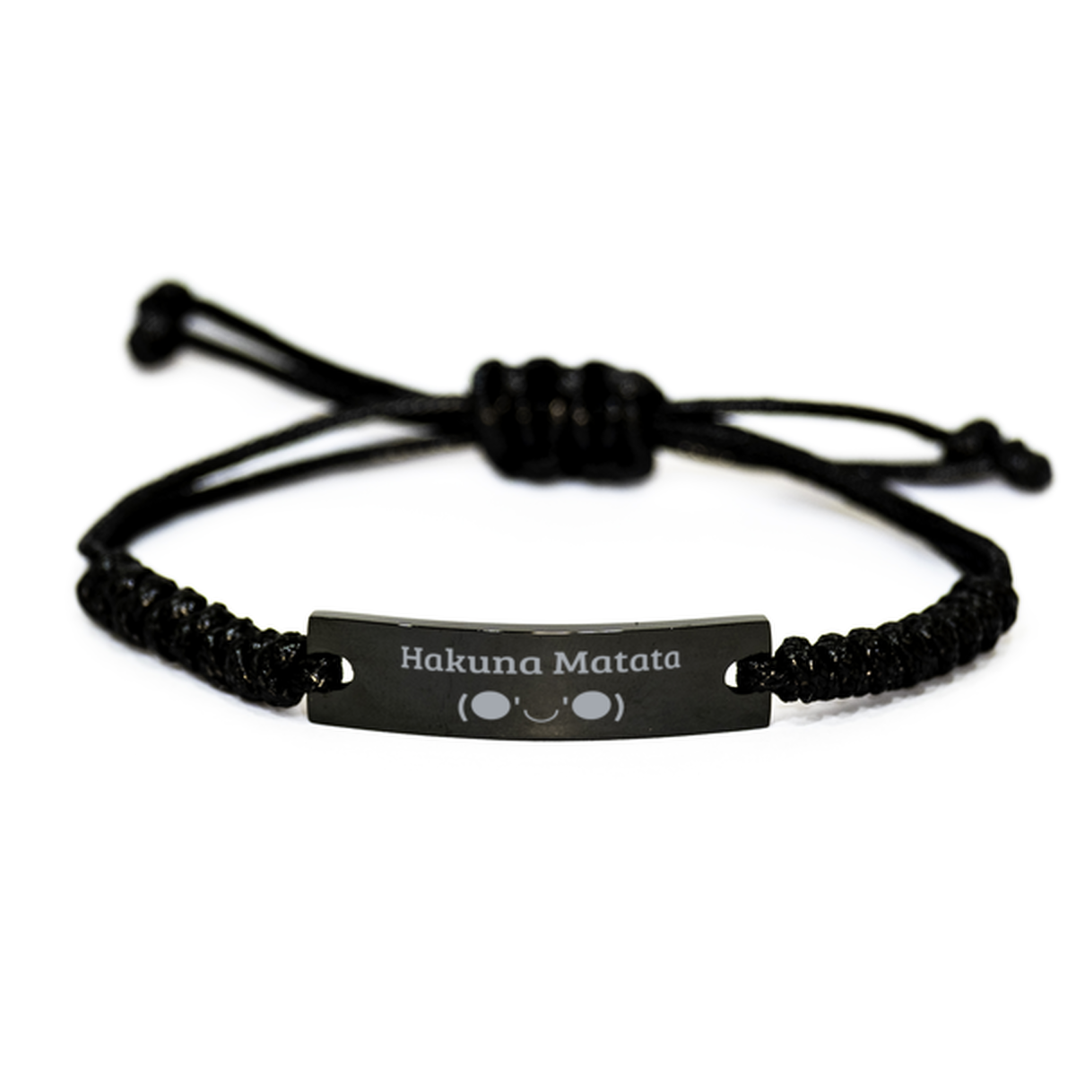 Hakuna Matata Engraved Bracelet Unique Gift for Men and Women