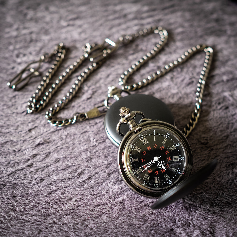 Philippians 4:13 Bible Message Engraved Pocket Watch Unique Faithful Religious Gift for Men