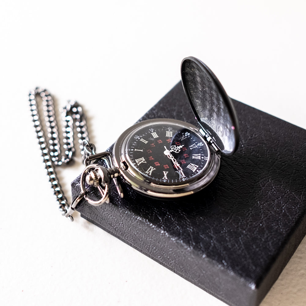 Philippians 4:13 Bible Message Engraved Pocket Watch Unique Faithful Religious Gift for Men