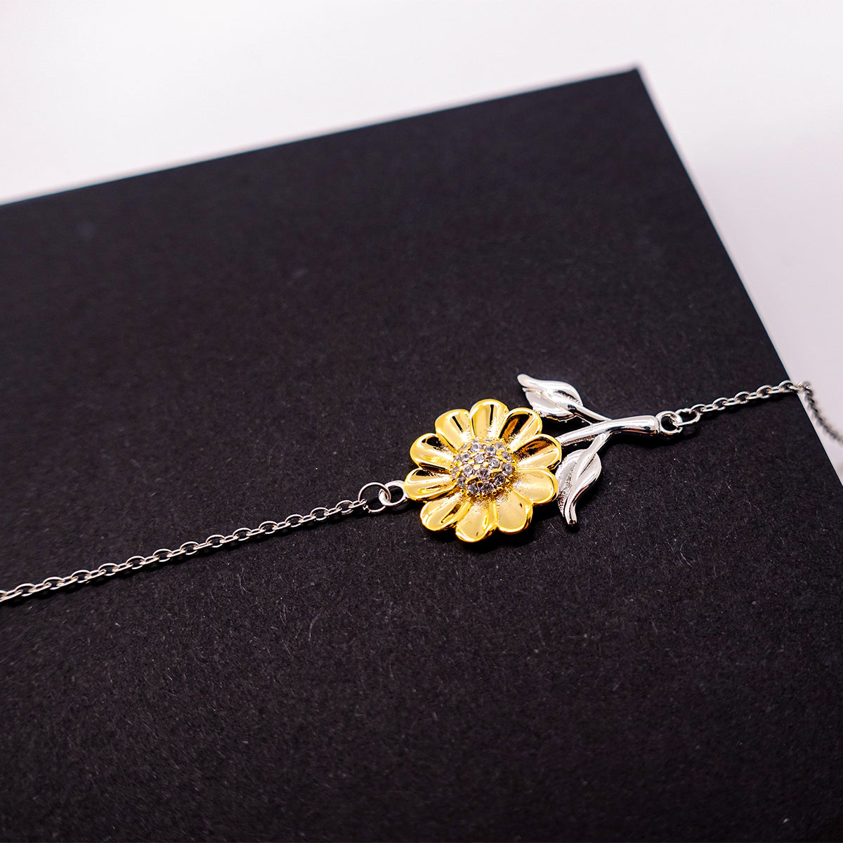 925 Sterling Silver Sunflower Bracelet