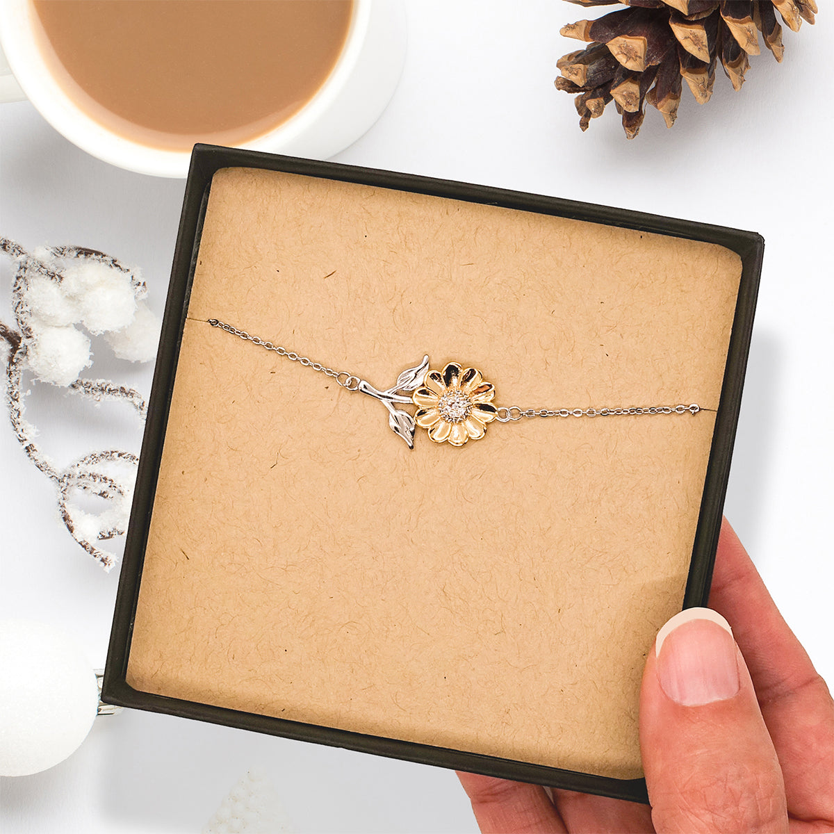 925 Sterling Silver Sunflower Bracelet – AYNN SO FINE